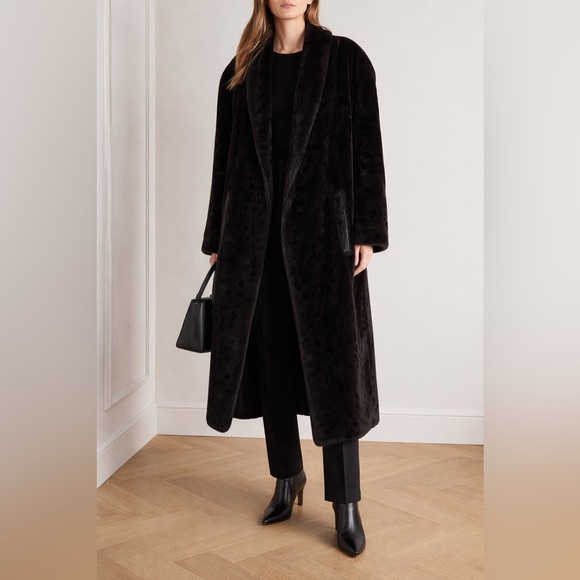 Neiman Marcus Jackets & Blazers - Evan Picone Neiman Marcus Vintage Black Faux Fur Leopard Coat Sz 8